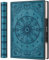 A5 Tagebuch mit Zahlenschloss und 180° Liegeflach, aus weichem PU-Leder mit geprägtem Sternzeichen-Design – Ideal für Erwachsene, Frauen, Männer und Teenager, für mehr Privatsphäre – Teal