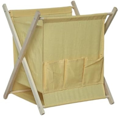 SENYAKI Porte-revues Tissu Pliant Gris Alphabet Magazine Livre et Support de Rangement for journaux Stockage Moyen Panier d'organisation à Domicile Articles ménagers(Color-9)