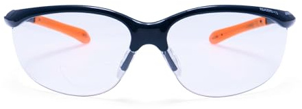 Portwest PS25 Safety Readers Protective Glasses Bifocal Lens Options Anti Fog Anti Scratch Clear Lens Dual Colour Arms Comfortable Fit UV Resistant Certified PPE