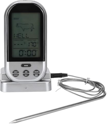 WLAN -Fleischthermometer, digitales Kochthermometer mit Sondenfutter -Thermometer Grill Thermometer Ofenthermometer zum Grillen