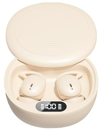 Yunrui Elyra Sleep Buds, Wireless Bluetooth Sleeping Headphones for Side Sleepers, Comfortable Noise Masking Sleep Earphones (Complexion)