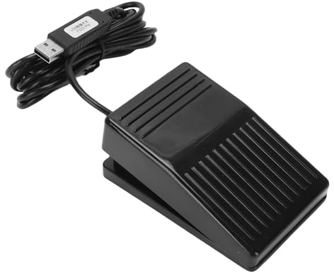 Cryfokt Wasserdichter USB-Fußpedalschalter für Anpassbare - und OS X-Systeme, Ergonomischer Controller für Effiziente Arbeitsabläufe