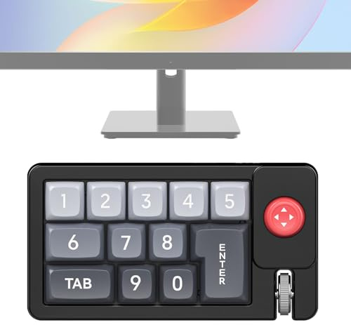 Tastiera Meccanica a Interruttori Meccanici Numpad Meccanico Ergonomico Hot | Tastiera Cablata per