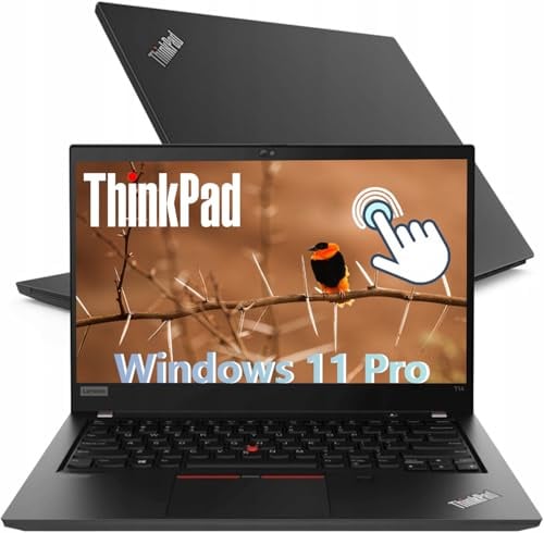 Lenovo Thinkpad T14 Gen 1 Touchscreen Business Laptop, 14 FHD (1920x1080), Intel Core i5-10310U, 16 GB RAM, SSD da 256 GB, Tastiera US QWERTY, Windows 11 Pro (Ricondizionato)
