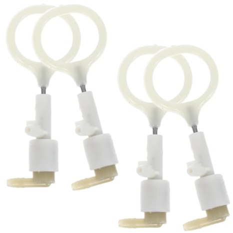 Pompe à Huile pour Tronçonneuse Électrique, 4 Pièces, Plastique Blanc | Protection Étanche, Compatibilité Large, Usage pour Élagage D’Arbres, Coupe de Bois, Réparation Extérieure