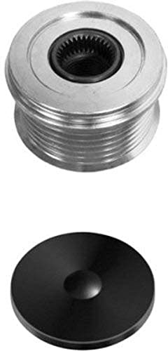 HELLA 9XU 358 038-621 Alternator Freewheel Clutch - Thread Size: M16x1,5 - Number of grooves: 6 - with cap