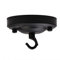 Retro Vintage Iron Ceiling Rose Hook Plate Holder Chandelier Pendant Lamp Roof Sucking Disk Chassis Light Fitting Accessory DIY