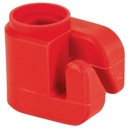 Kerbl Aufschlagisolator Rot für Ovalpfahl, 50 Stück