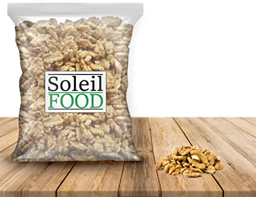 SoleilFOOD Walnüsse geschält Walnusskerne 1kg Walnuss neue Ernte 1A Qualität naturbelassen