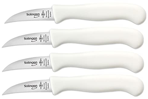 Set de couteaux à légumes de Solingen Fabriqué en Allemagne avec une lame incurvée tranchante pour couper les fruits et légumes (4)