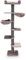 Petrebels Kratzbaum Alexis 224, Kratzbaum bis zur Decke, 45 x 35 x 224 cm, Farbe Cappuccino