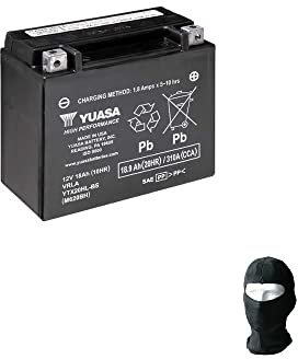 Compatible avec Harley Davidson FLSTF Fat Boy 1340 1991 al 1999 Batterie YUASA YTX20HL-BS PRÊTE À l'emploi Chargeur DE Batterie 18AH Ampere 12V pour Moto Scooter 175X87X155MM