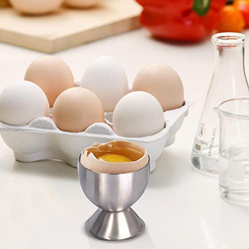 Soporte para Huevos pasados por Agua, hueveras, Bandeja para Huevos para Huevos Duros y pasados por Agua, Cocina para Huevos, portahuevos Acero Inoxidable