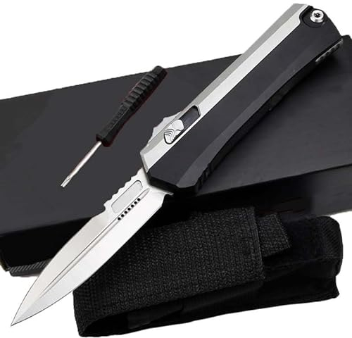Joa Couteau de Poche Multifonction - Lame Tranchante, Pliant, Pour Camping, Sport et Chasse - En Métal - Pratique - Outil à Main Avec Outil de Démontage