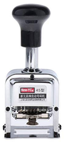 Generic Automatische Nummeriermaschine Aus Stahl mit 6 Rollen Zum Markieren von Graffiti