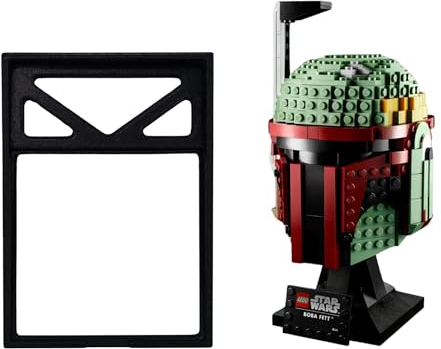 Brickify - 2 x Präsentationsständer für Lego-Helm-Serie, Wandhalterung für Lego Darth Vader, Captain Rex, Mandalorianischer Helm, Handschuh-Serie, kompatibel mit allen Helmserien (2)