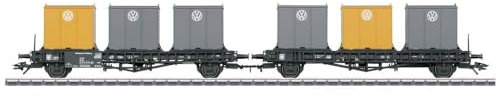Märklin 46663 H0 Behältertransport-Doppelwagen der DB