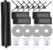 19 Stück Zubehör für Ecovacs Deebot X2 Omni/ X2/ X2 Pro Saugroboter Roboter,1 Hauptbürste, 4 HEPA-Filter, 4 Wischmopp-Pads,4 Staubbeutel, 6 Seitenbürsten,Zubehör-Set Ersatzteile Set für X2 Omni