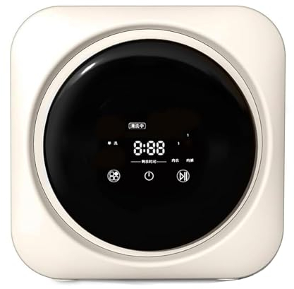Lavadora De Ropa Interior Totalmente Automática, Lavadora Eléctrica De Pared De 3,5 L Con Secadora, Suministro Automático De Agua/4 Programas Principales/bajo Nivel De Ruido, Adecuada Para Apartamento