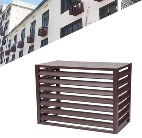 120 * 150 * 70(5P) cubierta aire acondicionado exterior Rejilla Para Aire Acondicionado Aluminio Puesto De Flores Impermeable Persianas Estante Para Plantas de alta capacidad de carga Gguwug