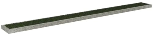 NQJIBUE Lawn & Garden Gabione Hochbeet Verzinkter Stahl 1000x100x20cm Gartenarbeit