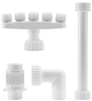 Qutalmi Fuente de riego para Piscina,Fuente de Agua para Piscina - Rociador para Piscina Accesorios para Piscinas Ajustables,Enfriador por pulverización para Piscina, rociador Divertido en Cascada