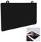 PACIOCEAN Extra Large Silicone Induction Hob Protector Mat - 24.21x20.87 Inch Non-Slip Electric Stove Cover, Scratch-Proof Heat Resistant Mat for Ceramic Hobs, Expands Counter Space (Black)