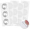 JIEYAO 60 Stück NFC Tag Aufkleber, NFC Tags 215 NFC Sticker Ntag215 NFC Chip Programmierbar 504 Byte Chip Aufkleber Runde NFC Sticker Für Alle NFC-fähigen Handys und Geräte