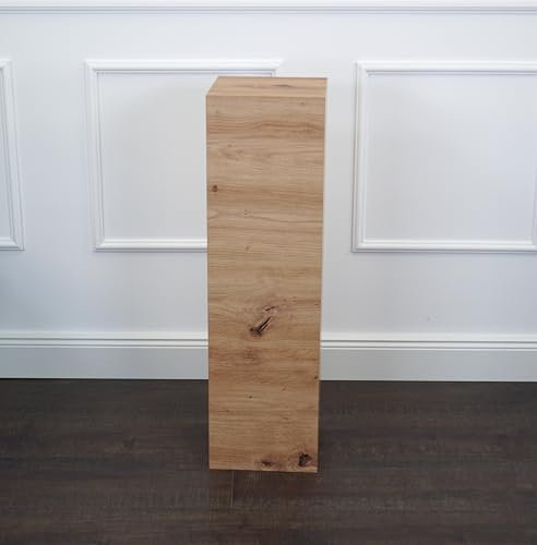 freeroom24, Blumensäule, Säule, Dekosäule, Podest, Ilja, Artisan Eiche, verschiedene Größen, (20x20x90cm)