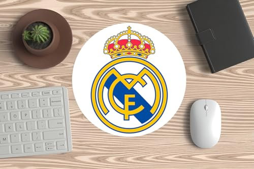 Alfombrillas para Mouse, Ratón de PC o Portátil - Real Madrid (Escudo). para Toda la Gran hinchada Merengue, seguidora del Mejor Club de España, Europa y el Mundo.