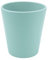 Vaso ORCHIDEA in ceramica liscia colore TURCHESE 14x13 cm