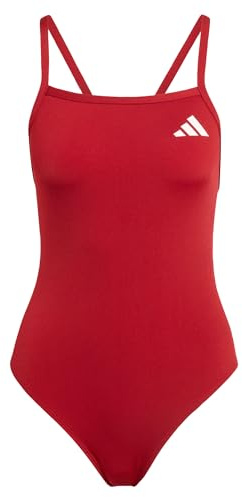 adidas Women's Badeanzug mit dünnen Trägern und V-förmigem Rückendesign