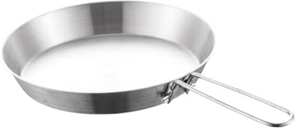 predolo Padella Da Campeggio per Pancake, Pentolame Ignifugo Resistente Al Fuoco, Padella Antiaderente per Viaggi Ed Escursioni, 20 Cm