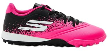 Skechers Kids Razor Junior Astro Turf Football Boots Pink/Black 4 (37)