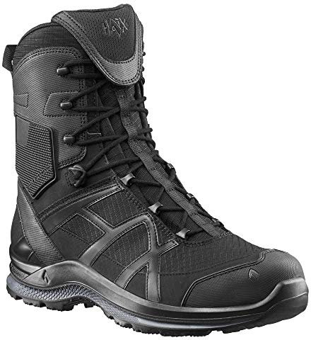 HAIX Black Eagle Athletic 2.0 T high/black Sidezipper Botte de sport respirante avec fermeture éclair latérale. noirUK 9 / EU 43.5