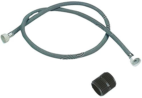 Marel Shop® - KIT PROLUNGA TUBO CARICO ACQUA + RACCORDO GIUNZIONE LAVATRICI E LAVASTOVIGLIE 3 mt