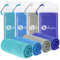 U-pick Kühlendes Handtuch (100 x 30cm), Mikrofaser, Turquoise, Blue, für Yoga, Sport, Fitnessstudio, Camping, Laufen, Workout uvm.