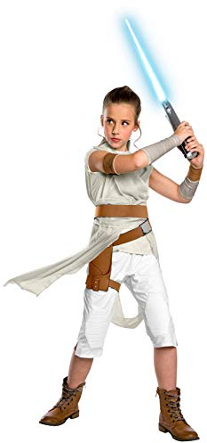 Rubie's Offizielles Disney Star Wars Episode 9 Deluxe Kostüm Rey, Kindergröße S 3 - 4 Jahre Halloween