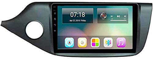 GLFDYC Android 8.1 GPS Navigation Car Stereo Radio, para Kia Ceed 2013-2015, 9 Pantalla Táctil Completa Reproductor Multimedia, Bluetooth Espejo Enlace Control Volante USB FM Am AUX Dab,WiFi:1+16G