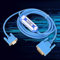 Fafeicy Cable de programación de PVC 7 Núcleos, Aislamiento PC-TTY con conector chapado en oro, para PLC de la Serie S5 6ES5734-1BD20