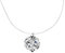 Vissen Damen Kristall Halskette 6mm Zirkonia 40cm Nylonfaden Halskette AnhäNger Geschenk