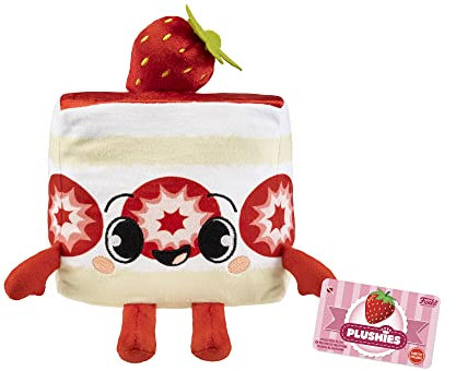 Funko Plush: Gamer Desserts - Strawberry Cake - Juguete Suave - Idea De Regalo De Cumpleaños - Mercancía Oficial - Relleno Peluche para Niños Y Adultos, Novias Y Novios - Muñeco De Peluche