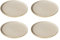Ritzenhoff & Breker Jasper Lot de 4 assiettes plates, Ø 26 cm, vanille, grès
