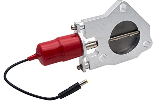 TOTMOX Valvola di controllo di scarico elettrico universale 2.0/50 mm, motore valvola di taglio, sistema di scarico con telecomando