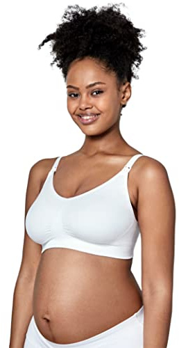 Medela Women's Keep Cool Ultra White L Bra, L, White, L