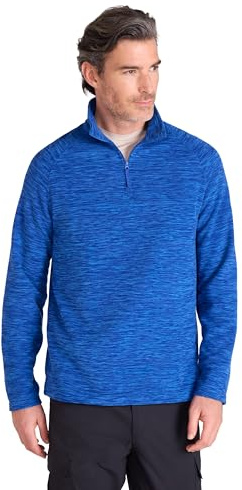 Mountain Warehouse Snowdon Mens Half-Zip Fleece Jumper | Lightweight & Breathable Top, Quick Dry & Anti-Pill Mid Layer, Soft Microfleece for Warmth, Ideal for Layering, Winter