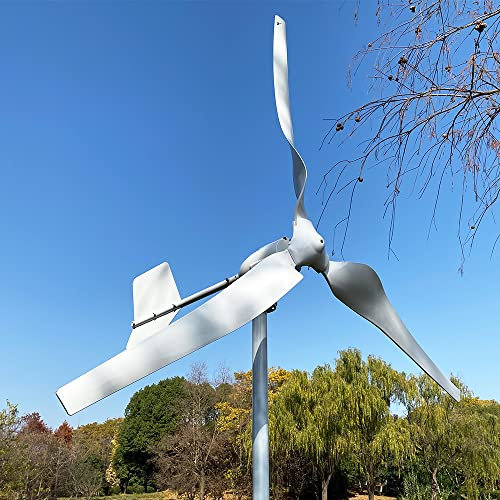 2000W Windkraftanlage Komplettanlage Kit 24V 48V Permanent Magnet Windrad High Efficiency Windgenerator Windmühle