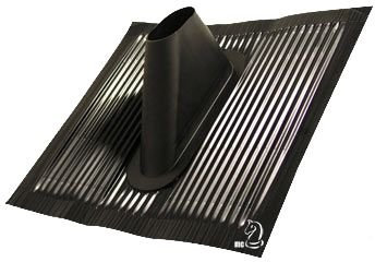 10 Stück - A.S.Sat Dachpfanne | Dachziegel | Alu 60 x 50 cm XL schwarz