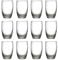 simpa Heavy Base Highball Universal Tumbler Drinking Glasses 373ml Capacity - Set of 12