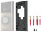 GESTECH Replacement Wall Mount Bracket Back Plate and Fittings for 2nd Generation Battry Doorbell 2020 Model 2nd Gen (Ring 2nd Generation), 6mm Thickness Spacer